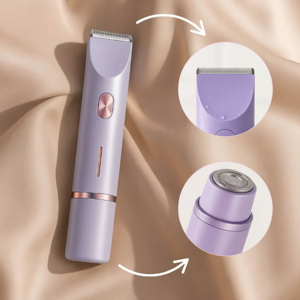 Afeitadora Eléctrica Mujer Cuidado Suave Piel Recortadora Facial