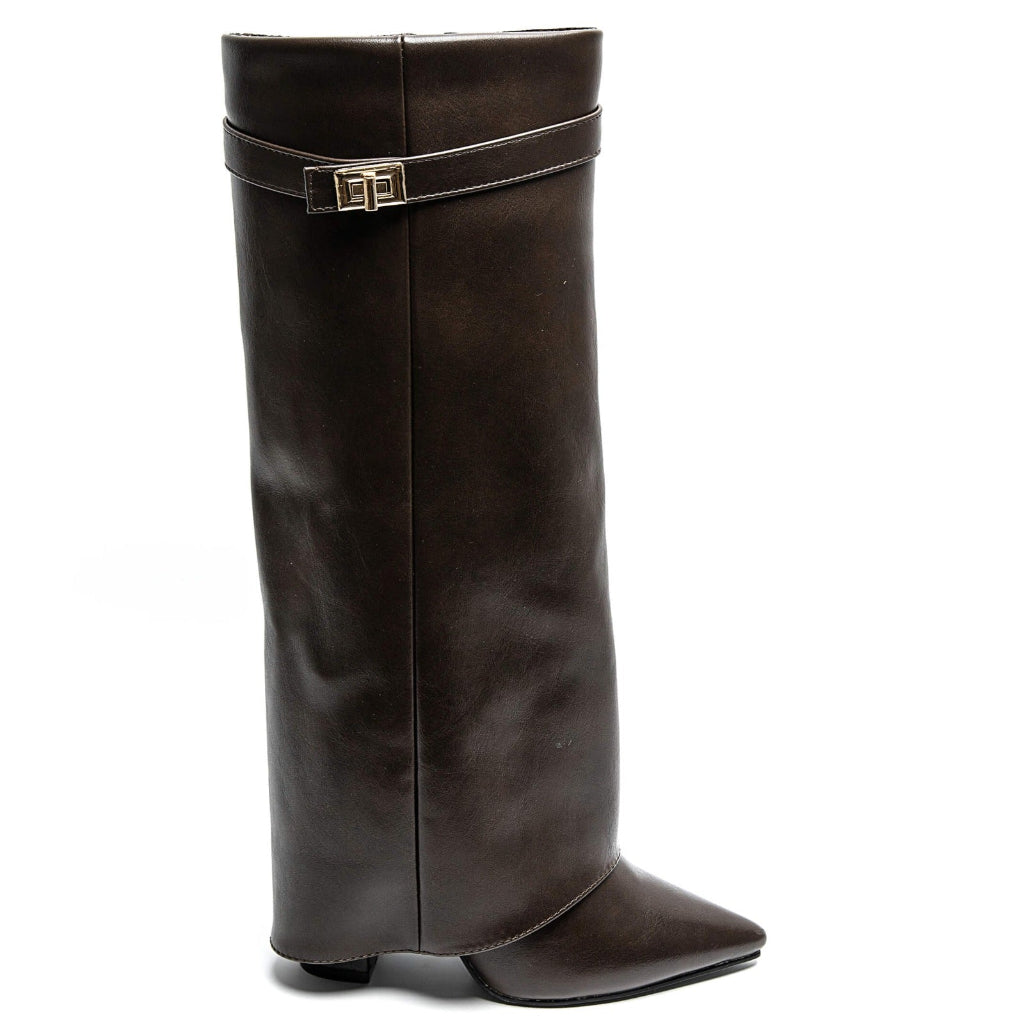 Stiefel Damen Absatz Stiefeletten Alltag Party Schuhe