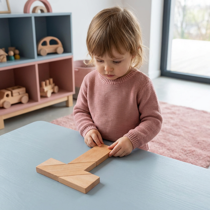 Puzzle Toy Wood Promotes Creativity Problem Solving Skills