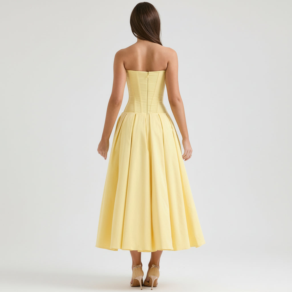 Evening Dress Midi Corset Look Festive Occasions