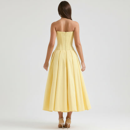 Evening Dress Midi Corset Look Festive Occasions