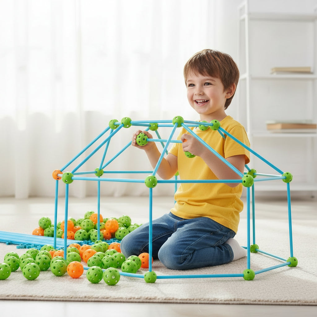 Zeltbaukasten Kreatives Spielset Fantasieentwicklung - Image 1