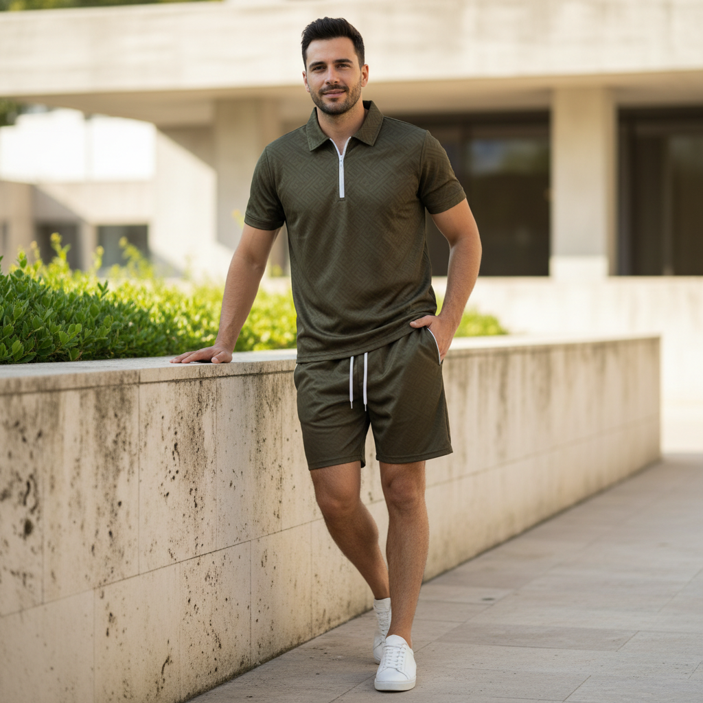 Zweiteiliges Sommerset Kurzarm Freizeitoutfit - Image 4