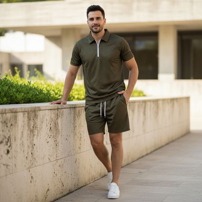 Zweiteiliges Sommerset Kurzarm Freizeitoutfit - Image 4
